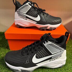 Nike Zoom Force Savage Pro 3 Shark Football Cleats Men’s Size 13 Black White NEW